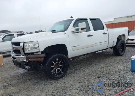 2007 Chevrolet Silverado 2500Hd Lt1 из США, поврежденный, VIN 1GCHK23677F512600